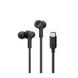 Belkin - ROCKSTAR Auriculares Alámbrico Dentro de oído Llamadas/Música USB Tipo C Negro
