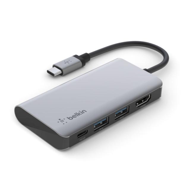 Belkin - AVC006btSGY USB 3.2 Gen 1 (3.1 Gen 1) Type-C Plata