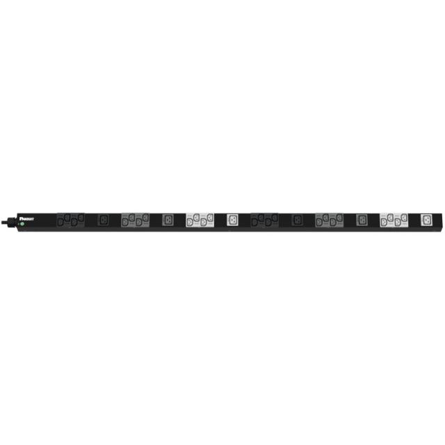 Panduit - P30B13M Stromverteilereinheit BASIC PDU, 16AMP unidad de distribución de energía (PDU) 30 salidas AC Negro