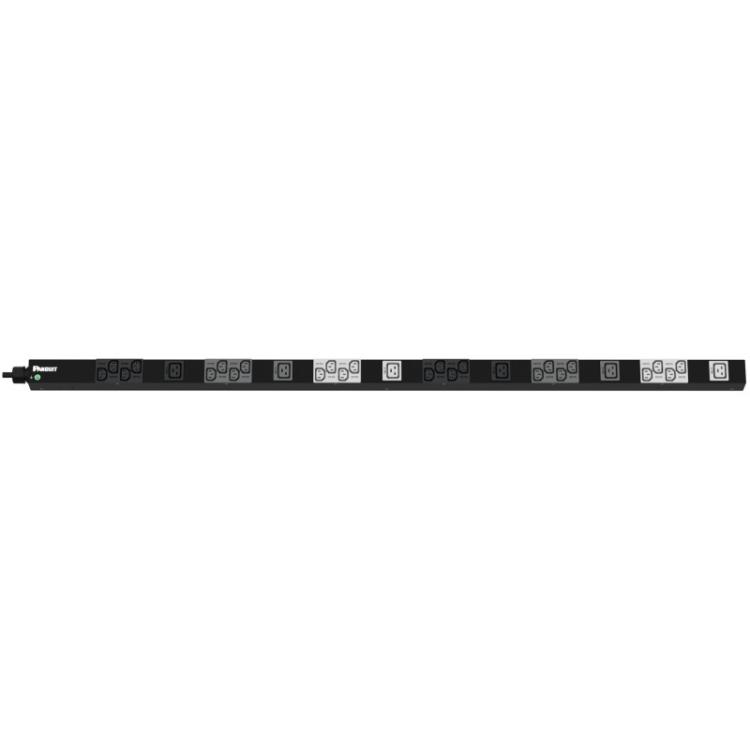 Panduit - P30B13M Stromverteilereinheit BASIC PDU, 16AMP unidad de distribución de energía (PDU) 30 salidas AC Negro