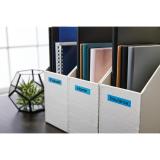 DYMO - D1 - Etiquetas estándar - Negro sobre azul - 12mm x 7m