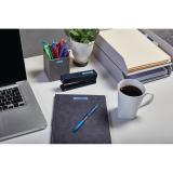 DYMO - D1 - Etiquetas estándar - Negro sobre azul - 12mm x 7m