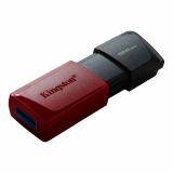 Kingston Technology - DataTraveler 128GB USB3.2 Gen1 Exodia M (Negro + Rojo)