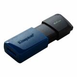 Kingston Technology - DataTraveler 64GB USB3.2 Gen 1 Exodia M (Negro + Azul)