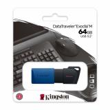 Kingston Technology - DataTraveler 64GB USB3.2 Gen 1 Exodia M (Negro + Azul)