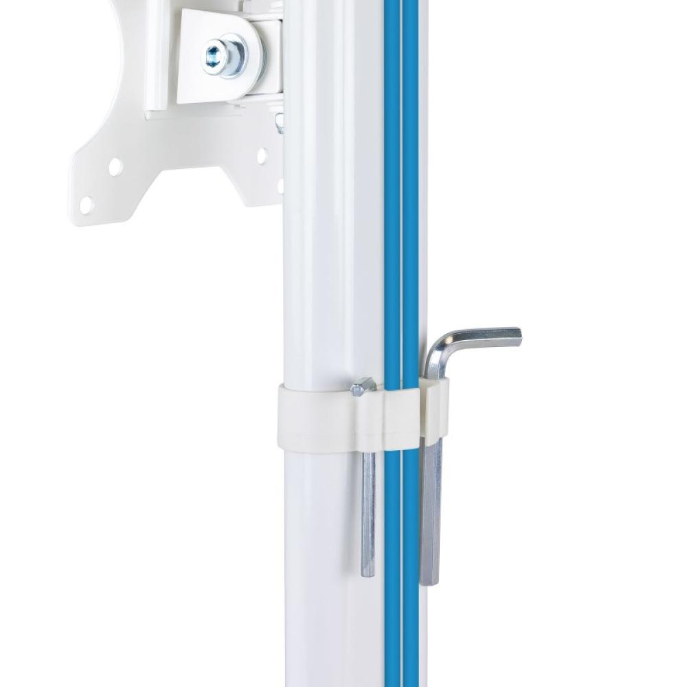 TooQ - DB1127TN-W soporte para monitor 68,6 cm (27") Independiente Blanco