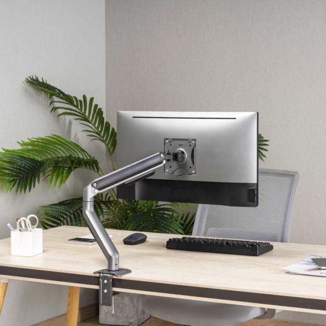 TooQ - DB4032TNR-G soporte para monitor 81,3 cm (32") Abrazadera/Atornillado Negro