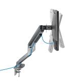 TooQ - DB4132TNR-G soporte para monitor 81,3 cm (32") Abrazadera/Atornillado Negro