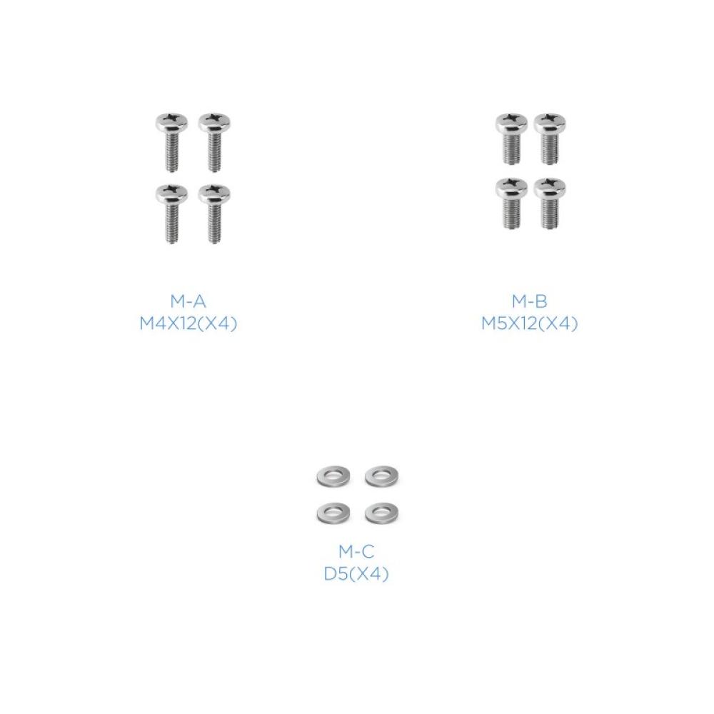 TooQ - DB4032TNR-W soporte para monitor 81,3 cm (32") Abrazadera/Atornillado Blanco