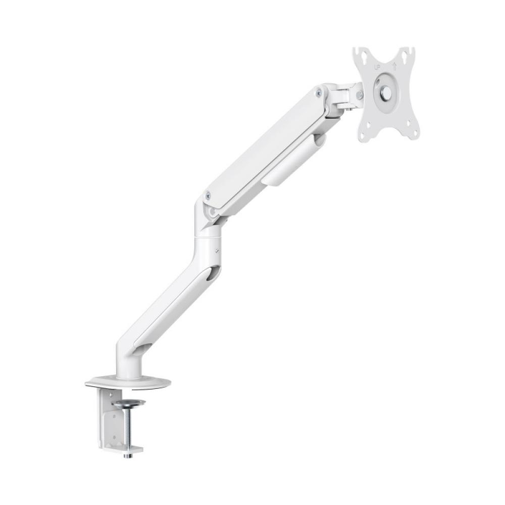 TooQ - DB4032TNR-W soporte para monitor 81,3 cm (32") Abrazadera/Atornillado Blanco