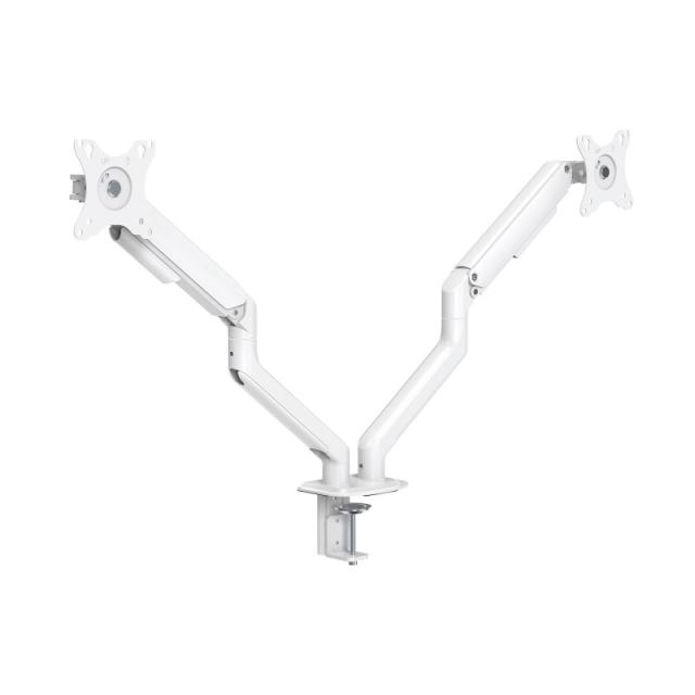 TooQ - DB4132TNR-W soporte para monitor 81,3 cm (32") Abrazadera/Atornillado Blanco