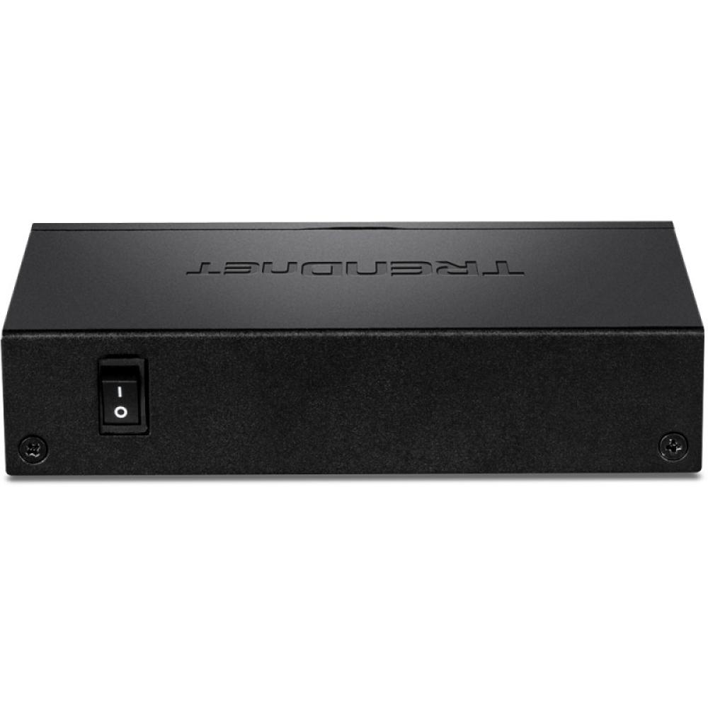 Trendnet - TPE-TG51G switch Gigabit Ethernet (10/100/1000) Energía sobre Ethernet (PoE) Negro