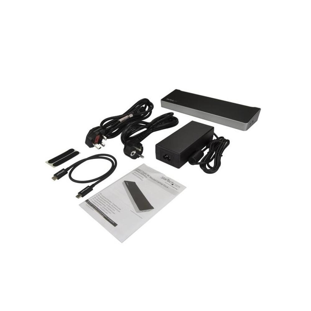 StarTech.com - Dock USB-C para 3 Monitores 4K con 5 Puertos USB 3.2 5Gbps - HDMI y DisplayPort - Mac y Windows - Docking Station