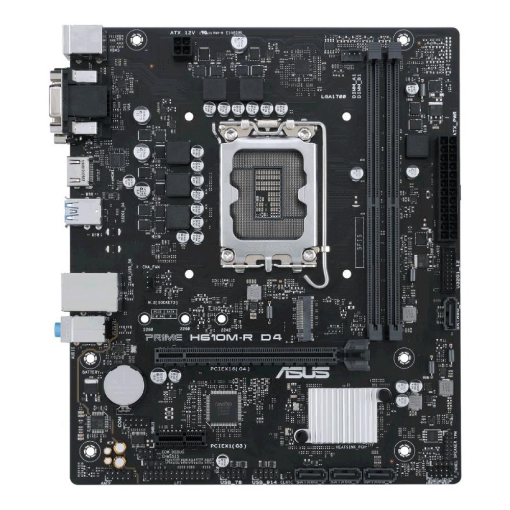 ASUS - PRIME H610M-R D4 Intel H610 LGA 1700 micro ATX