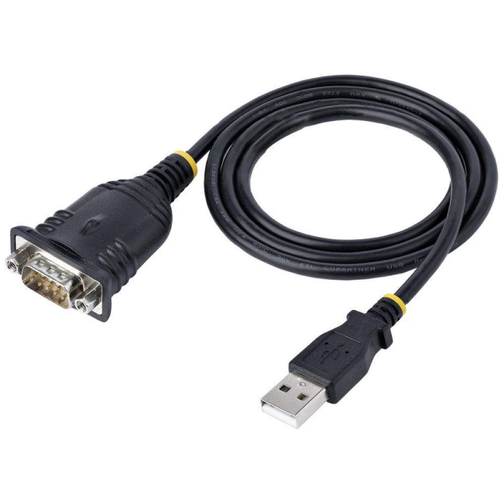 StarTech.com - Cable de 1m USB a Serie, Conversor DB9 Macho RS232 a USB, Prolific, Adaptador USB a Serial para PLC/Impresora/Esc