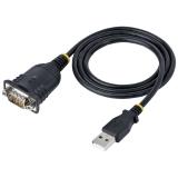 StarTech.com - Cable de 1m USB a Serie, Conversor DB9 Macho RS232 a USB, Prolific, Adaptador USB a Serial para PLC/Impresora/Esc