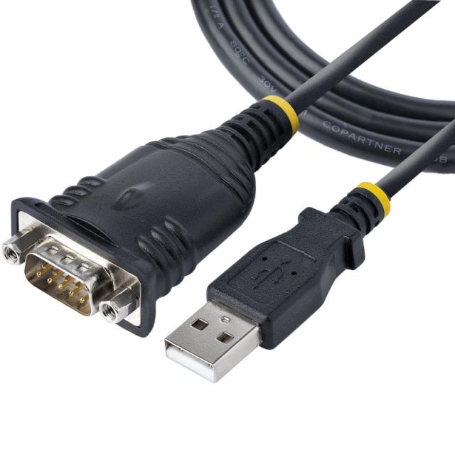StarTech.com - Cable de 1m USB a Serie, Conversor DB9 Macho RS232 a USB, Prolific, Adaptador USB a Serial para PLC/Impresora/Esc
