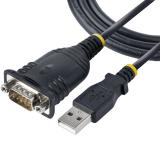 StarTech.com - Cable de 1m USB a Serie, Conversor DB9 Macho RS232 a USB, Prolific, Adaptador USB a Serial para PLC/Impresora/Esc