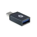 Conceptronic - HUBBIES04B hub de interfaz USB 3.2 Gen 1 (3.1 Gen 1) Type-A 5000 Mbit/s Negro