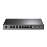 TP-Link - JetStream TL-SG2210P switch Gestionado L2/L4 Gigabit Ethernet (10/100/1000) Energía sobre Ethernet (PoE) Negro