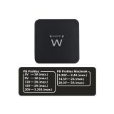 Ewent - EW3980 adaptador e inversor de corriente Interior 65 W Negro