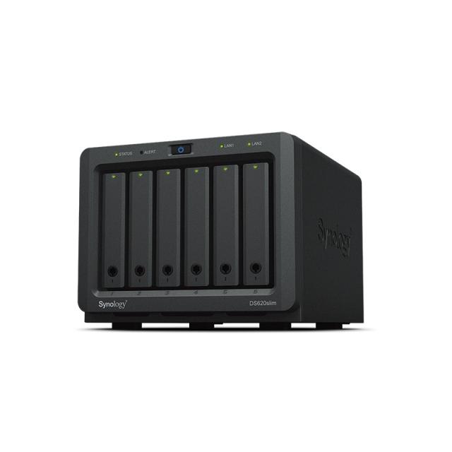 Synology - DiskStation DS620SLIM servidor de almacenamiento NAS Escritorio Intel® Celeron® J3355 2 GB DDR3L 0 TB DiskStation Man