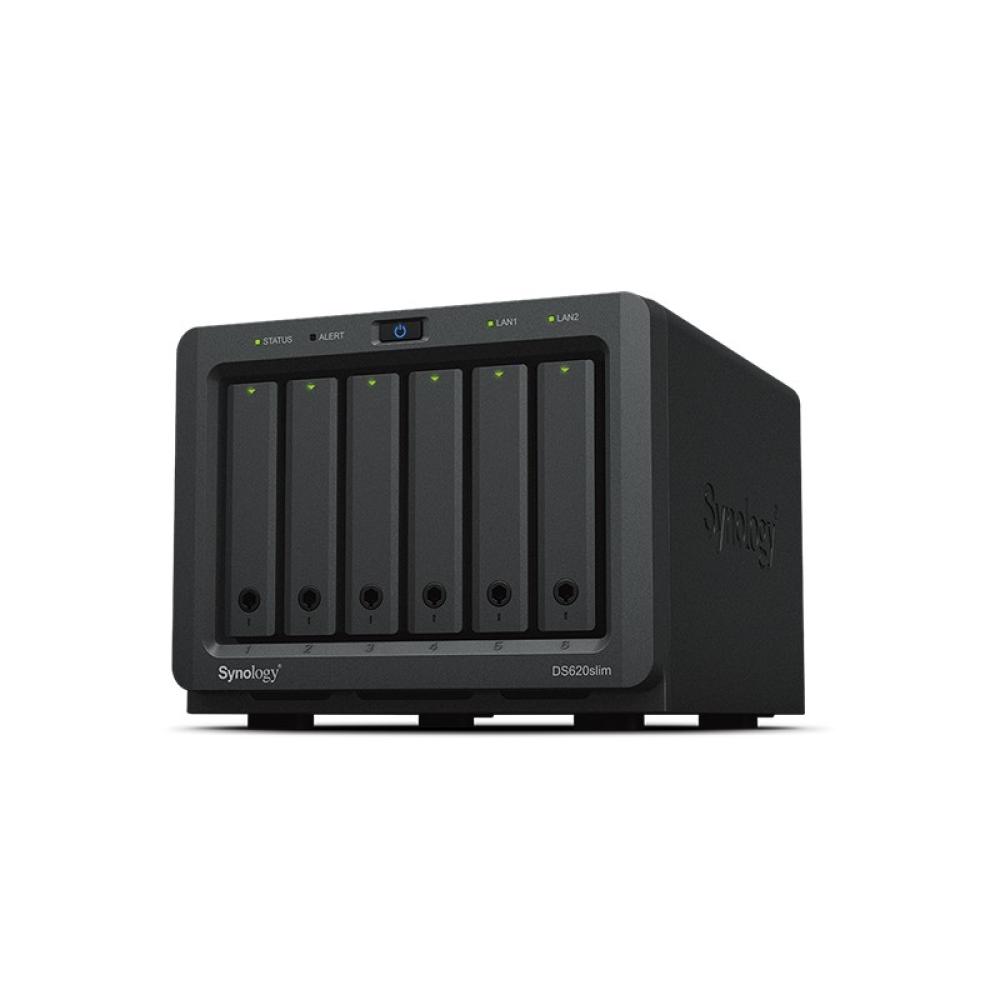 Synology - DiskStation DS620SLIM servidor de almacenamiento NAS Escritorio Intel® Celeron® J3355 2 GB DDR3L 0 TB DiskStation Man