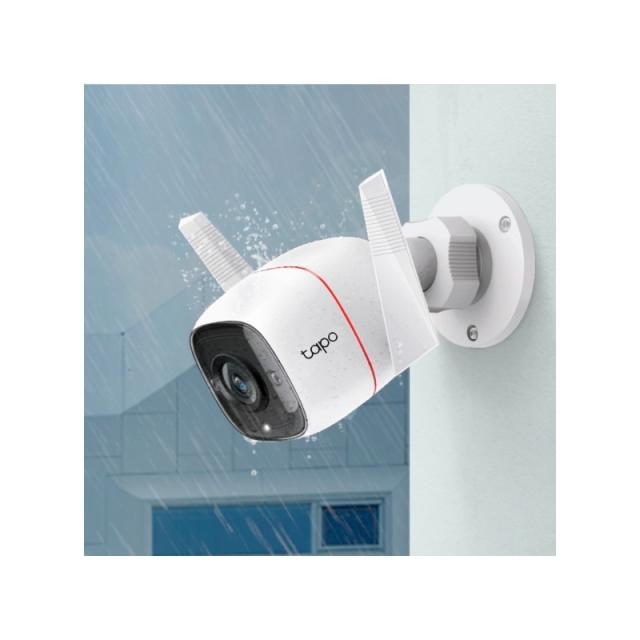 TP-Link - Tapo TC65 cámara de vigilancia Bala (forma) Cámara de seguridad IP Exterior 2304 x 1296 Pixeles Techo/pared