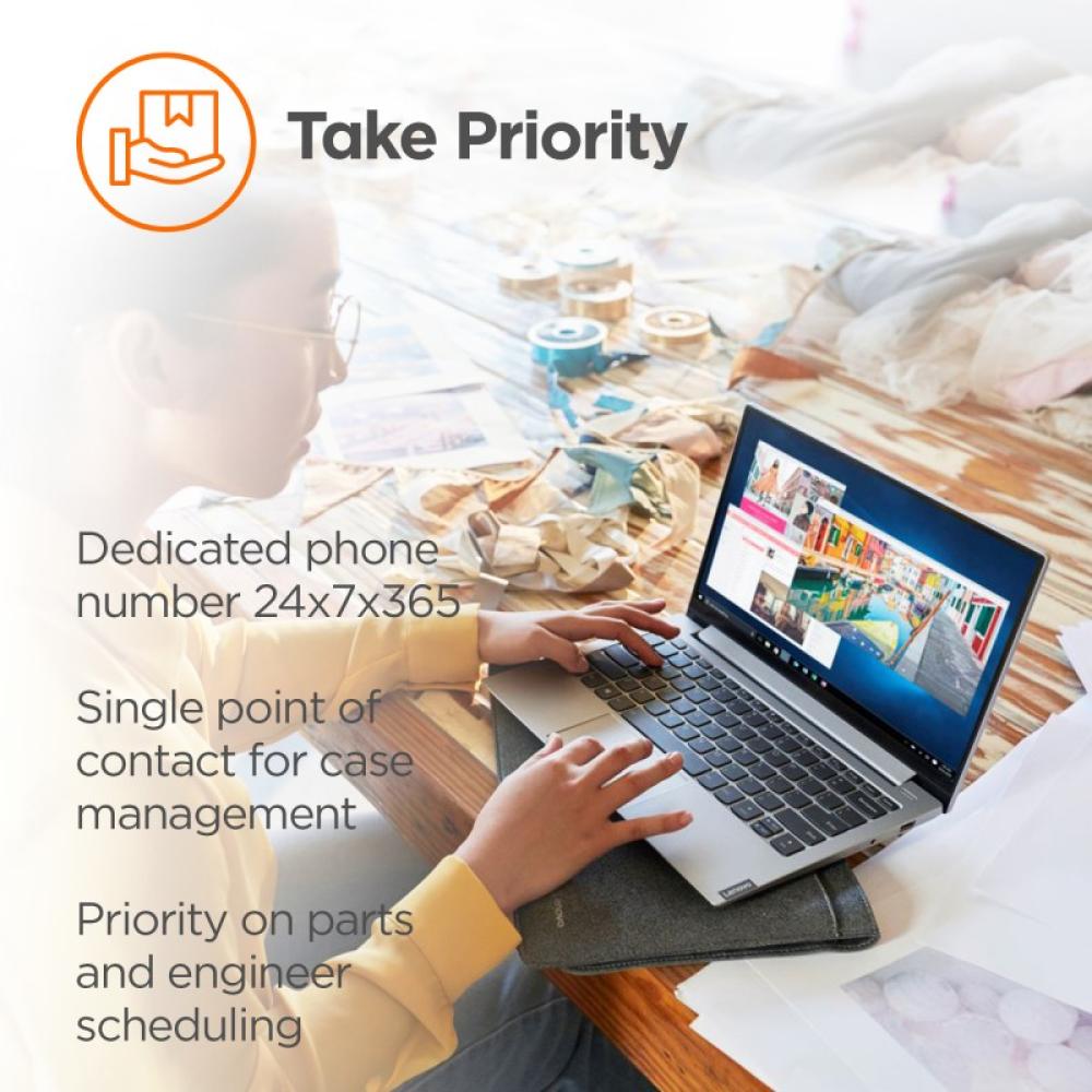 Lenovo - 3 Year Premier care for 1 yaer/2 Years return to workshop 1 licencia(s) 3 año(s)