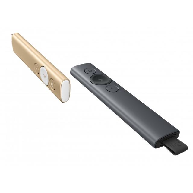 Logitech - 910-004861 apuntador inalámbricos Bluetooth/RF Gris