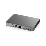 Zyxel - GS1350-18HP-EU0101F switch Gestionado L2 Gigabit Ethernet (10/100/1000) Energía sobre Ethernet (PoE) Gris