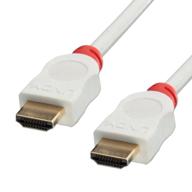 Lindy - 41411 cable HDMI 1 m HDMI tipo A (Estándar) Rojo, Blanco