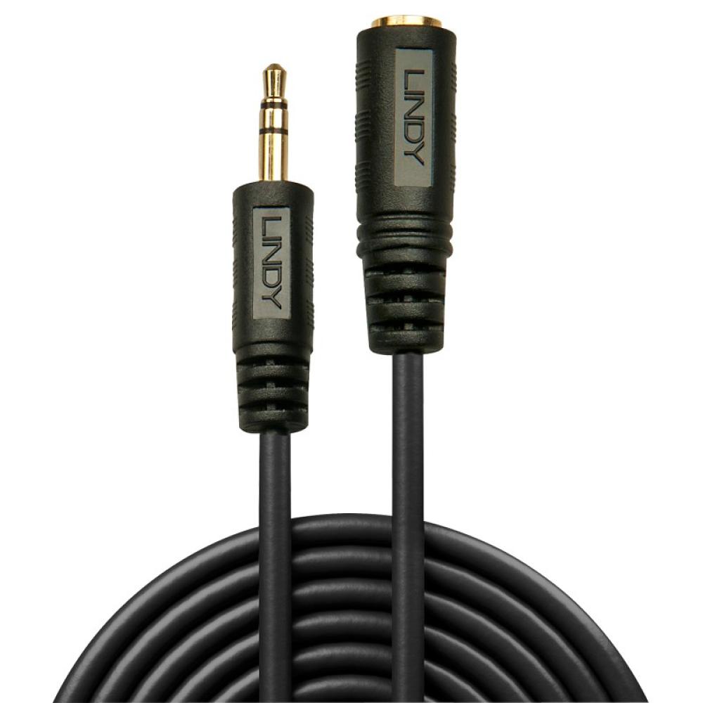 Lindy - 35654 cable de audio 5 m 3,5mm Negro