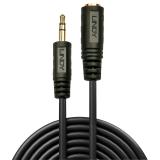 Lindy - 35654 cable de audio 5 m 3,5mm Negro