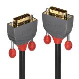 Lindy - 36220 cable DVI 0,5 m DVI-D Gris