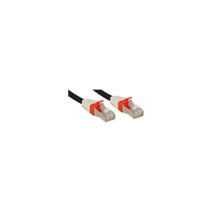 Lindy - Cat.6 (A) SSTP / S/FTP PIMF Premium 0.5m cable de red Negro 0,5 m
