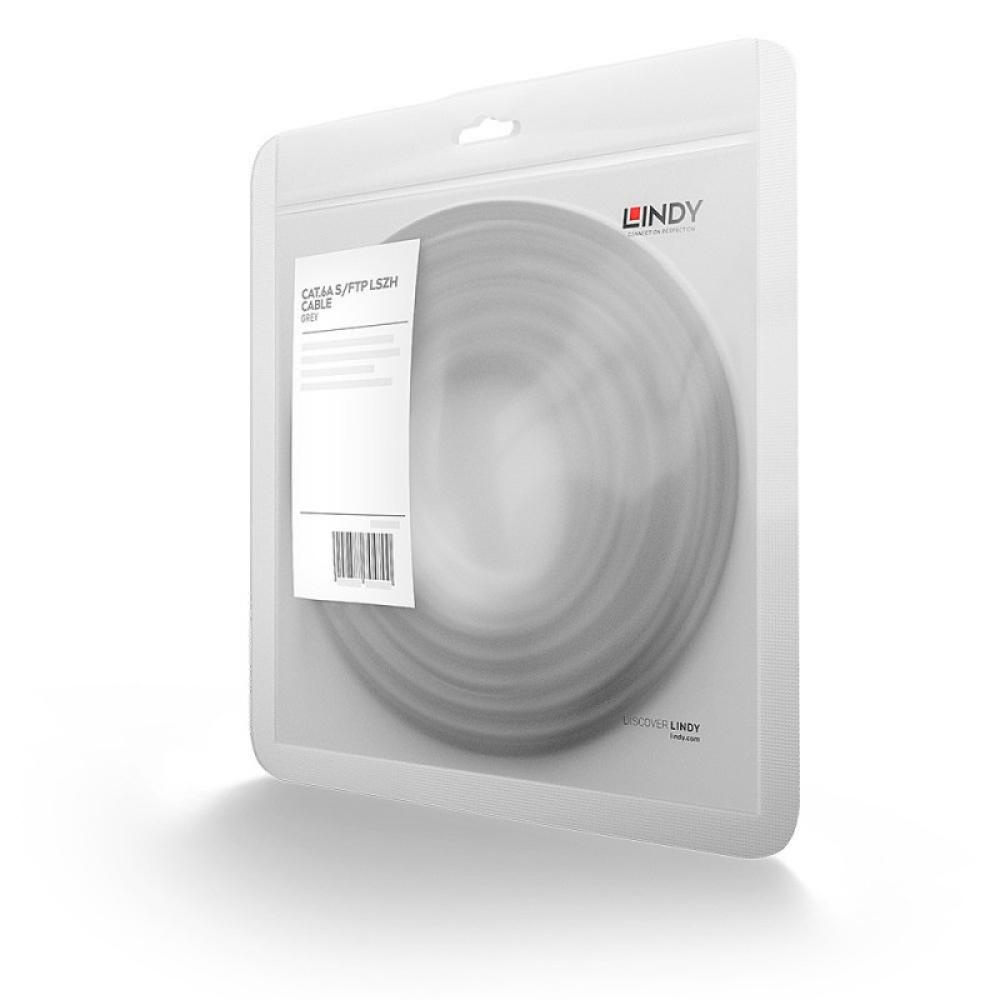 Lindy - 45352 cable de red Gris 1 m Cat6a S/FTP (S-STP)