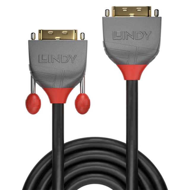 Lindy - 36230 cable DVI 0,5 m DVI-D DVI-I Negro