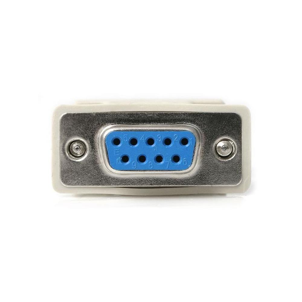StarTech.com - Adaptador de Módem Nulo Serie RS232 DB9- H/H