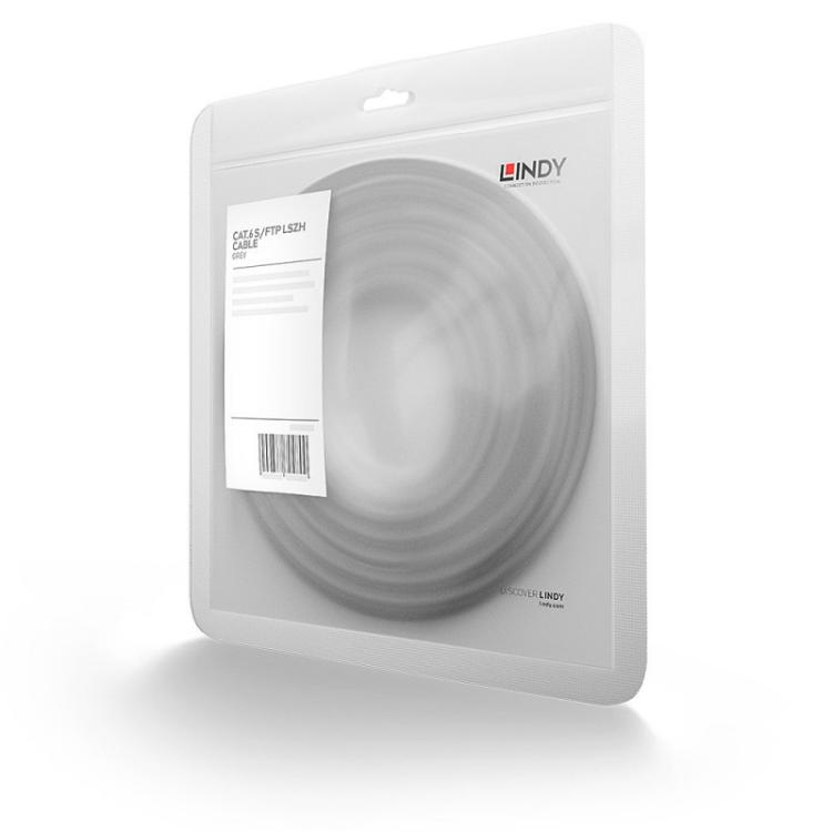 Lindy - 45586 cable de red Gris 7,5 m Cat6 S/FTP (S-STP)