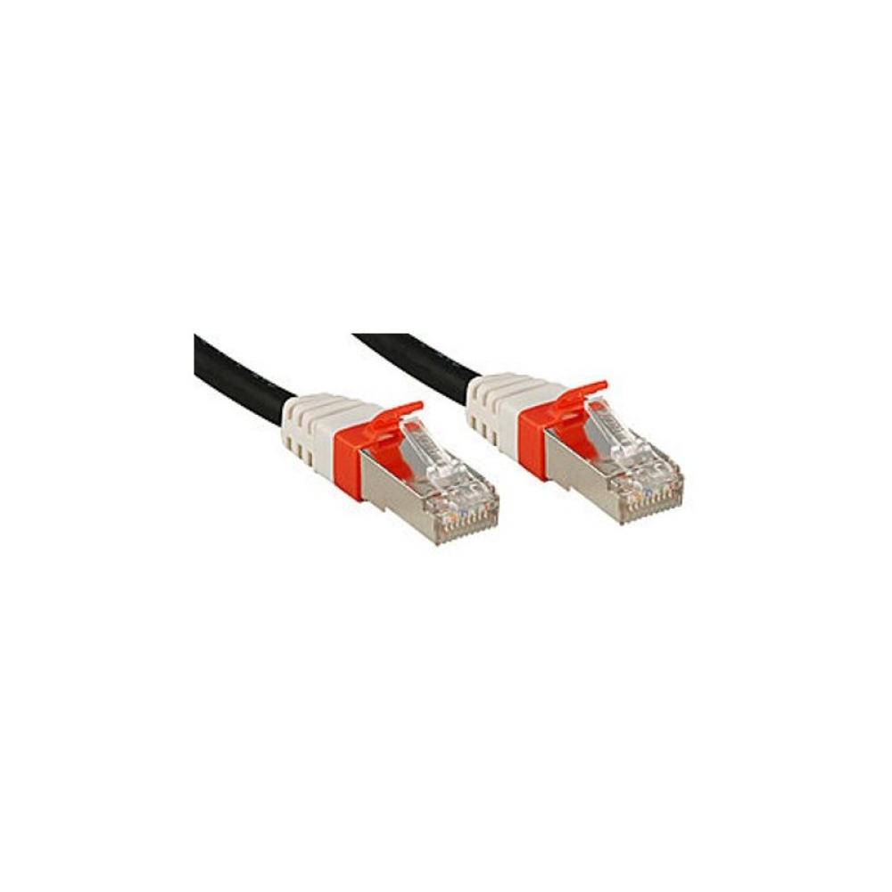 Lindy - 45343 cable de red Negro 50 m Cat6a S/FTP (S-STP)