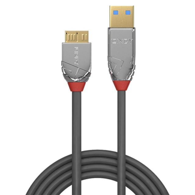 Lindy - 36656 cable USB USB 3.2 Gen 1 (3.1 Gen 1) 0,5 m USB A Micro-USB B Gris