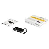 StarTech.com - Docking Station USB-C para Portátiles - Mini Replicador de Puertos para Monitor VGA 1080p - Entrega de Alimentaci