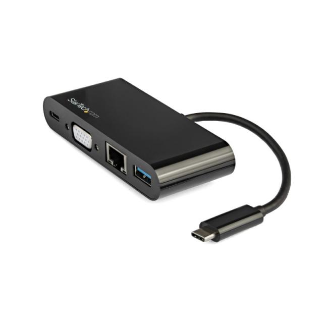 StarTech.com - Docking Station USB-C para Portátiles - Mini Replicador de Puertos para Monitor VGA 1080p - Entrega de Alimentaci