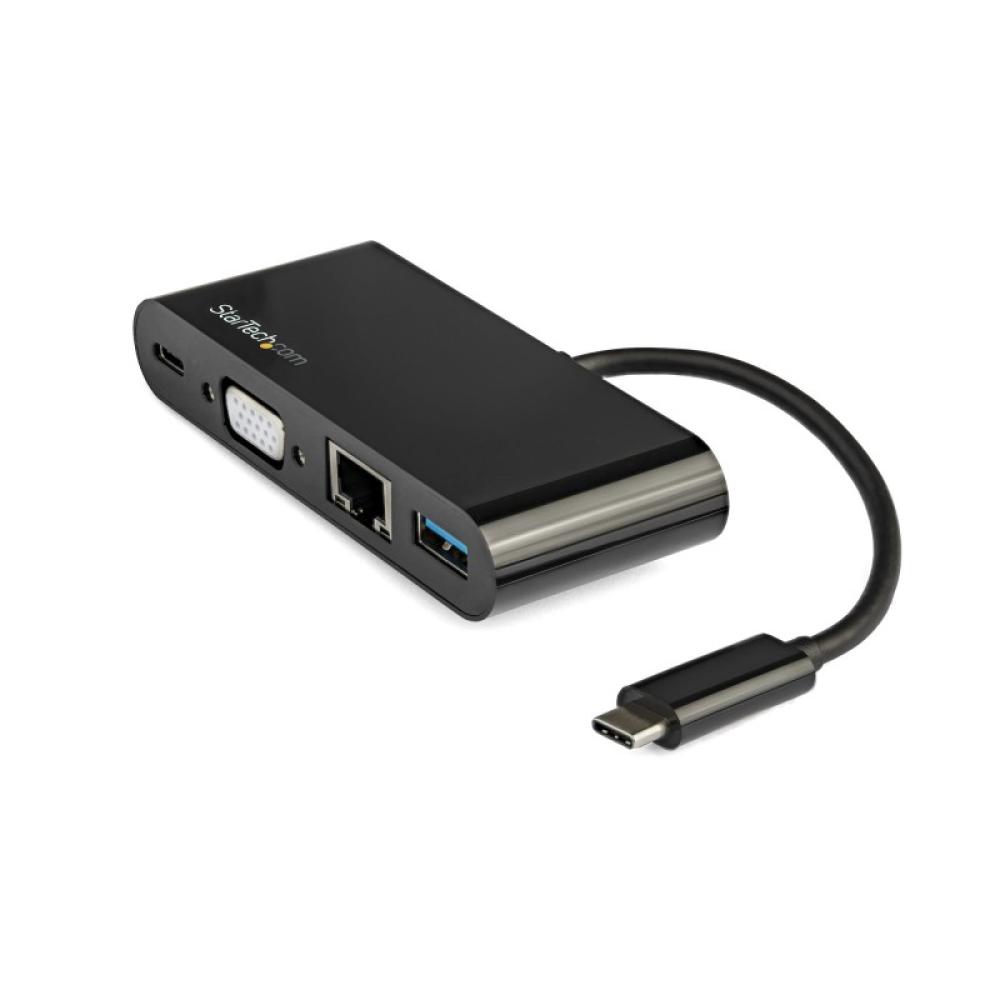 StarTech.com - Docking Station USB-C para Portátiles - Mini Replicador de Puertos para Monitor VGA 1080p - Entrega de Alimentaci