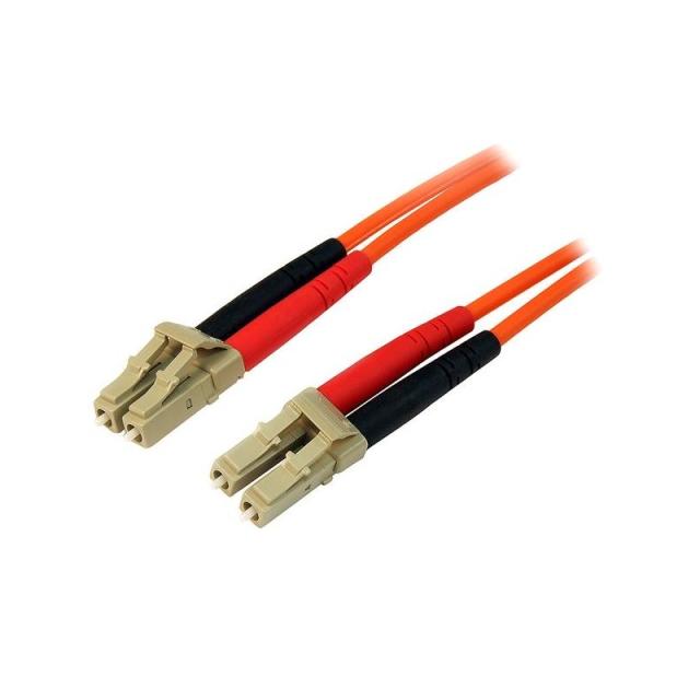 StarTech.com - Cable Patch de Fibra Duplex Multimodo 50/125 1m LC - LC