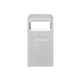Kingston Technology - DataTraveler 64GB Micro 200MB/s Metal USB 3.2 Gen 1