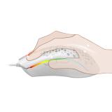 REDRAGON - M988-RGB STORM ELITE WHITE, Mouse Optico HoneyComb Blanco