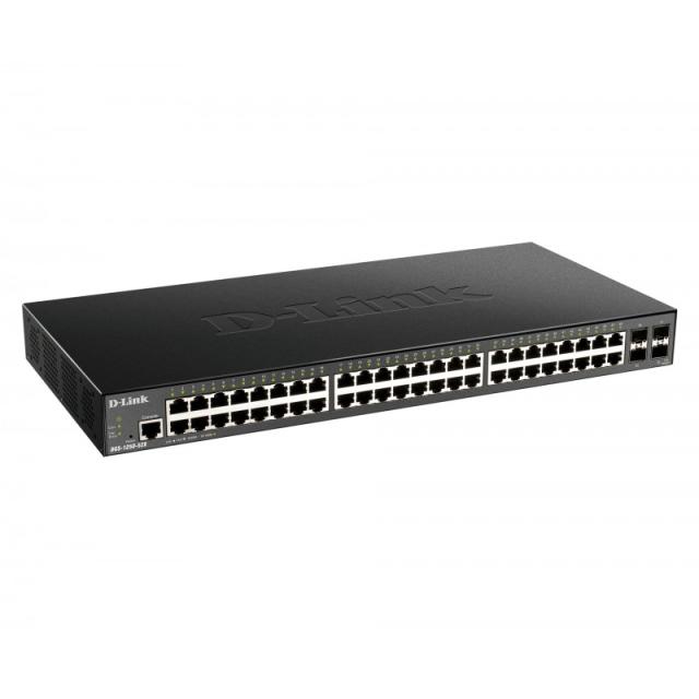 D-Link - DGS-1250-52X switch Gestionado L3 Gigabit Ethernet (10/100/1000) Negro