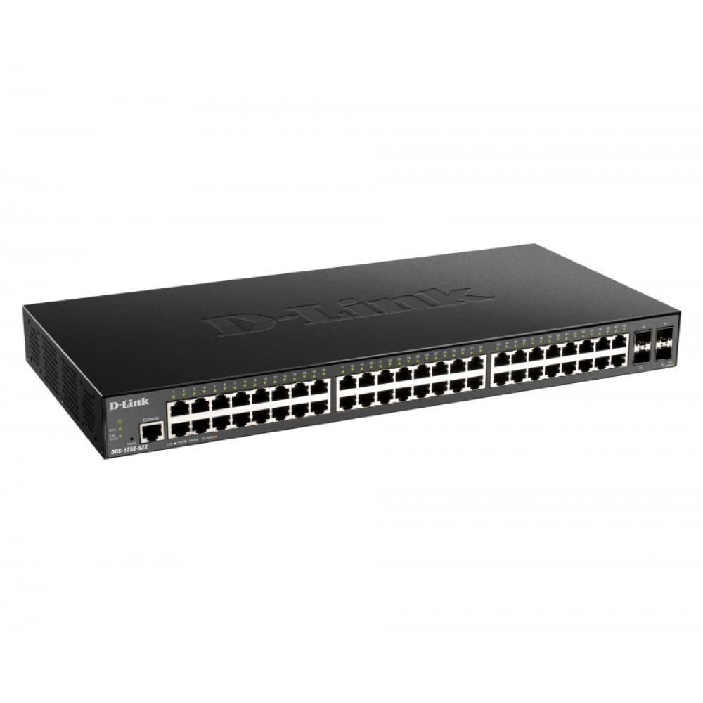 D-Link - DGS-1250-52X switch Gestionado L3 Gigabit Ethernet (10/100/1000) Negro